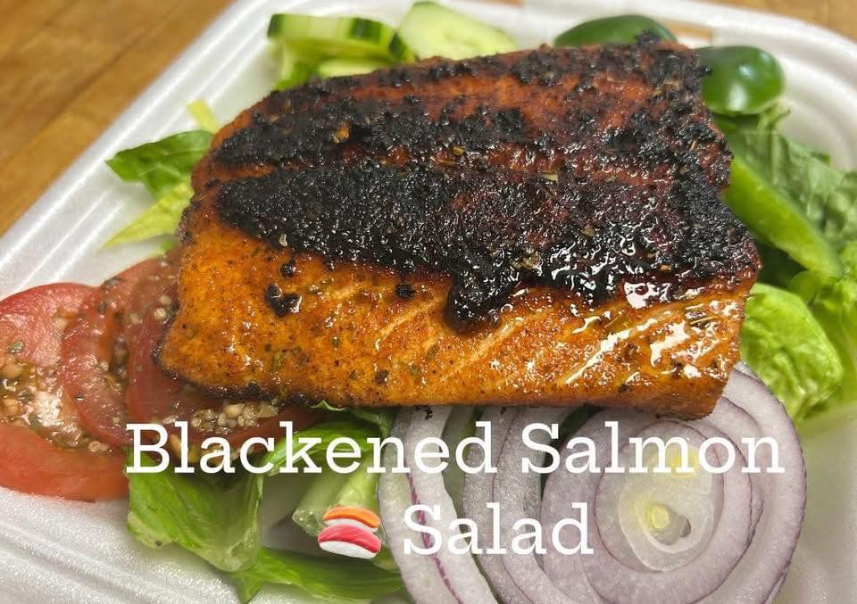 Blackened Salmon Salad